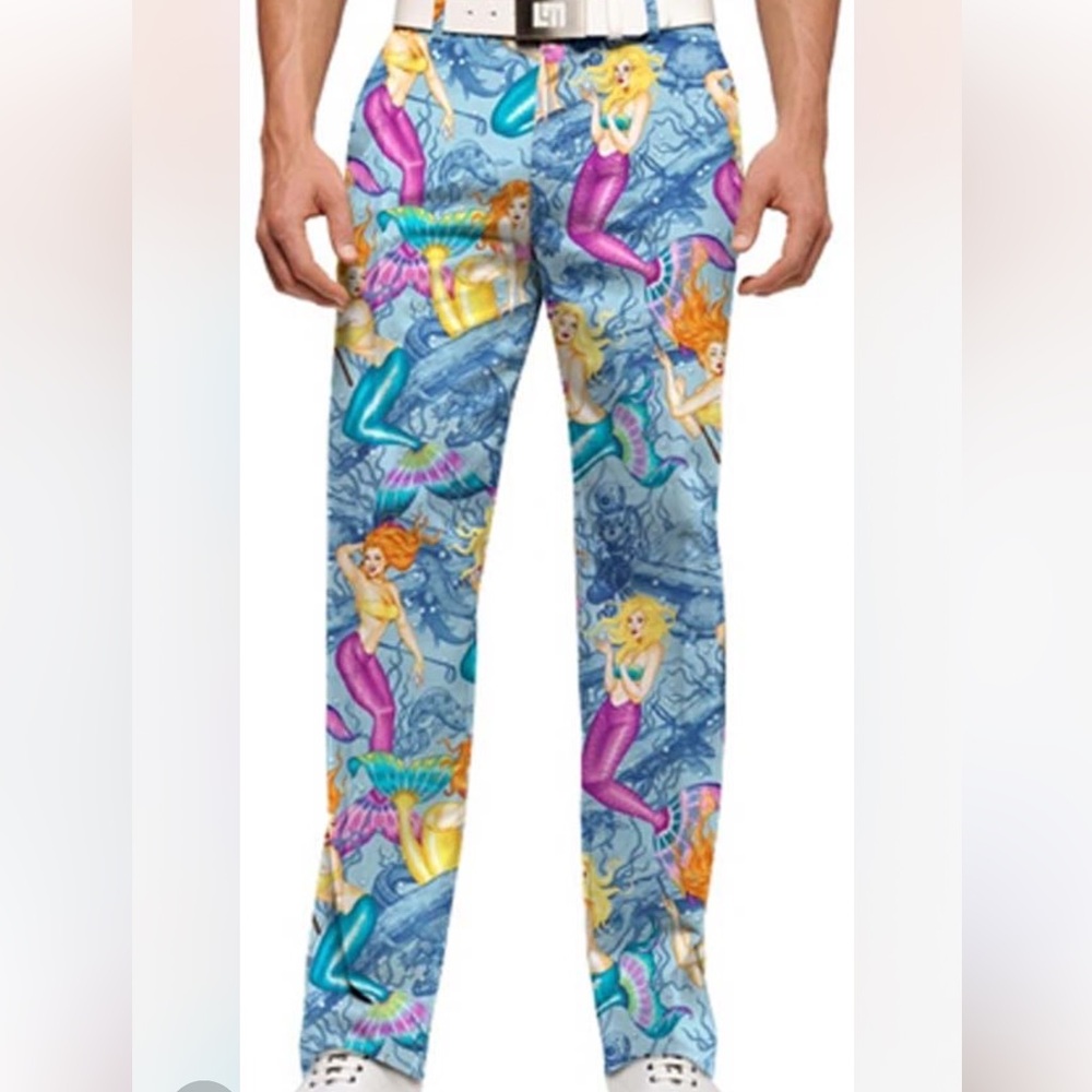 Loudmouth‎ Colorful Mermaid Print Pants